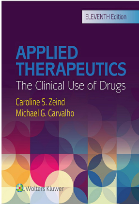Applied Therapeutics : The Clinical Use of Drugs Eleventh Edition