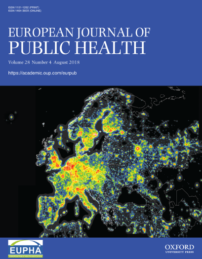 European Journal of Public Health, Volume 26, Issues 4, 1 August 2016
