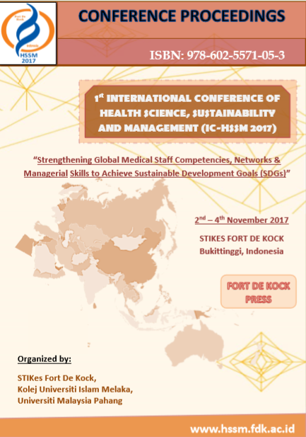 1st Intenational Conference Of Health Science, Sustainability and Management (IC-HSSM 2017)