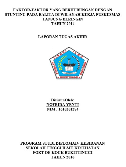 Faktor-faktor yang Berhubungan dengan Stunting pada Balita di Wilayah Kerja Puskesmas Tanjung Baringin Tahun 2017