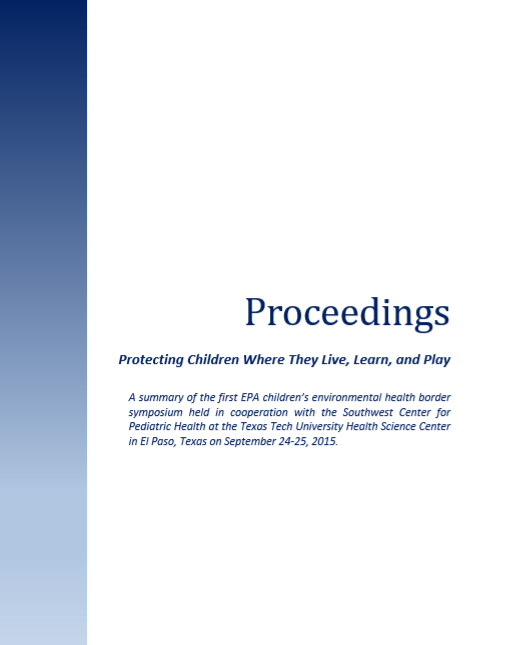 Proceedings Protecting Children Where They Live, Learn, and Play